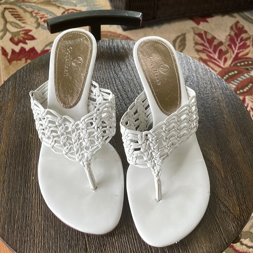 Cole Haan Slides with heels color White